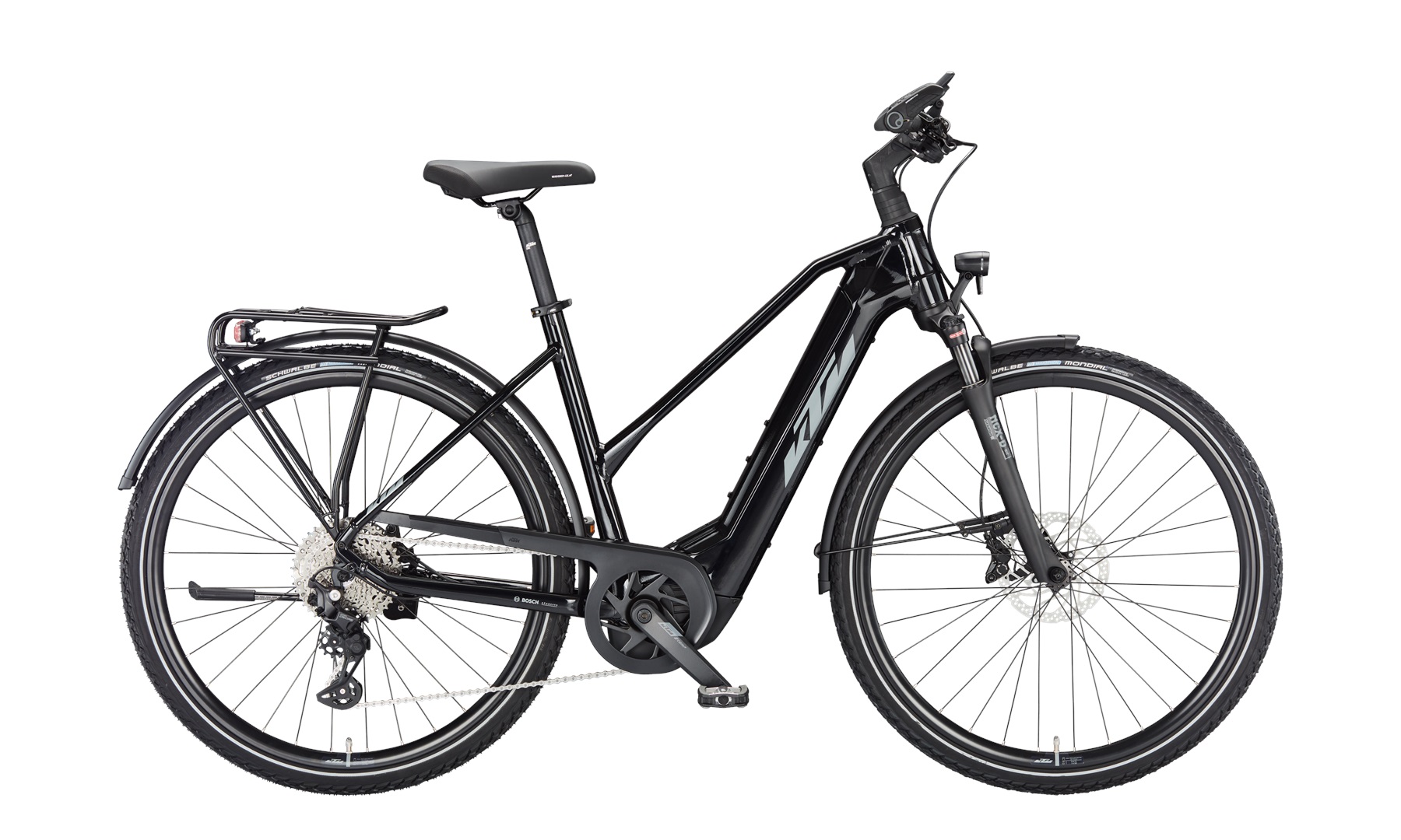 KTM Macina Sport 610 625 Wh Damen Trapez schwarz 2024