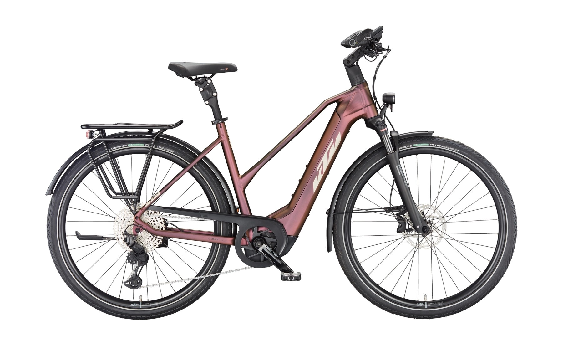 KTM Macina Style 720 750 Wh Damen Trapez rot 2024