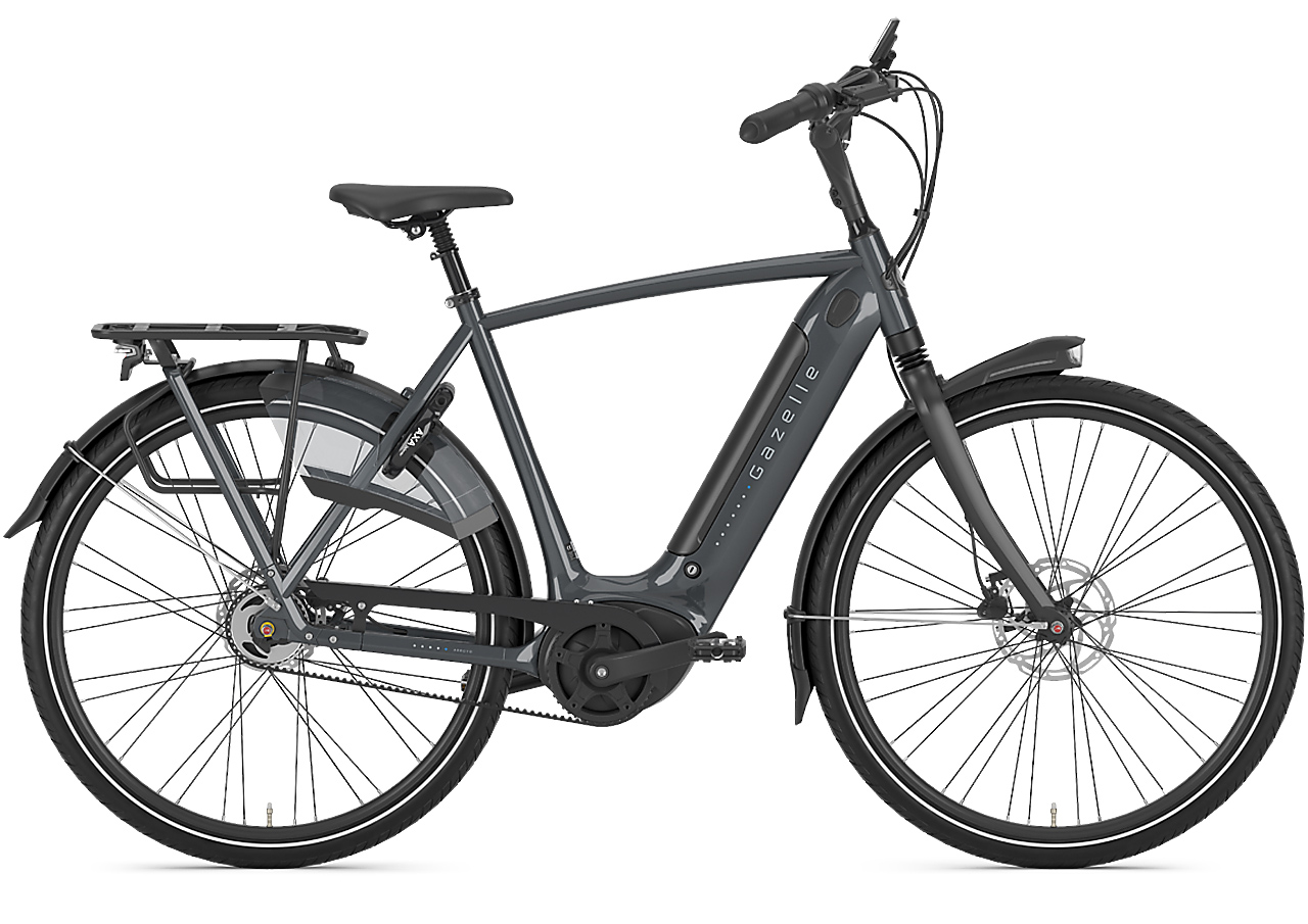 Gazelle Arroyo C5 HMB Elite 500 Wh Herren grau 2024