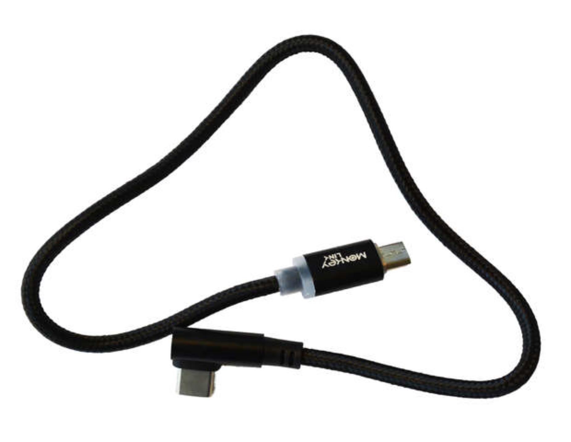 MonkeyLink Ladekabel USB-C to Micro USB 30 cm