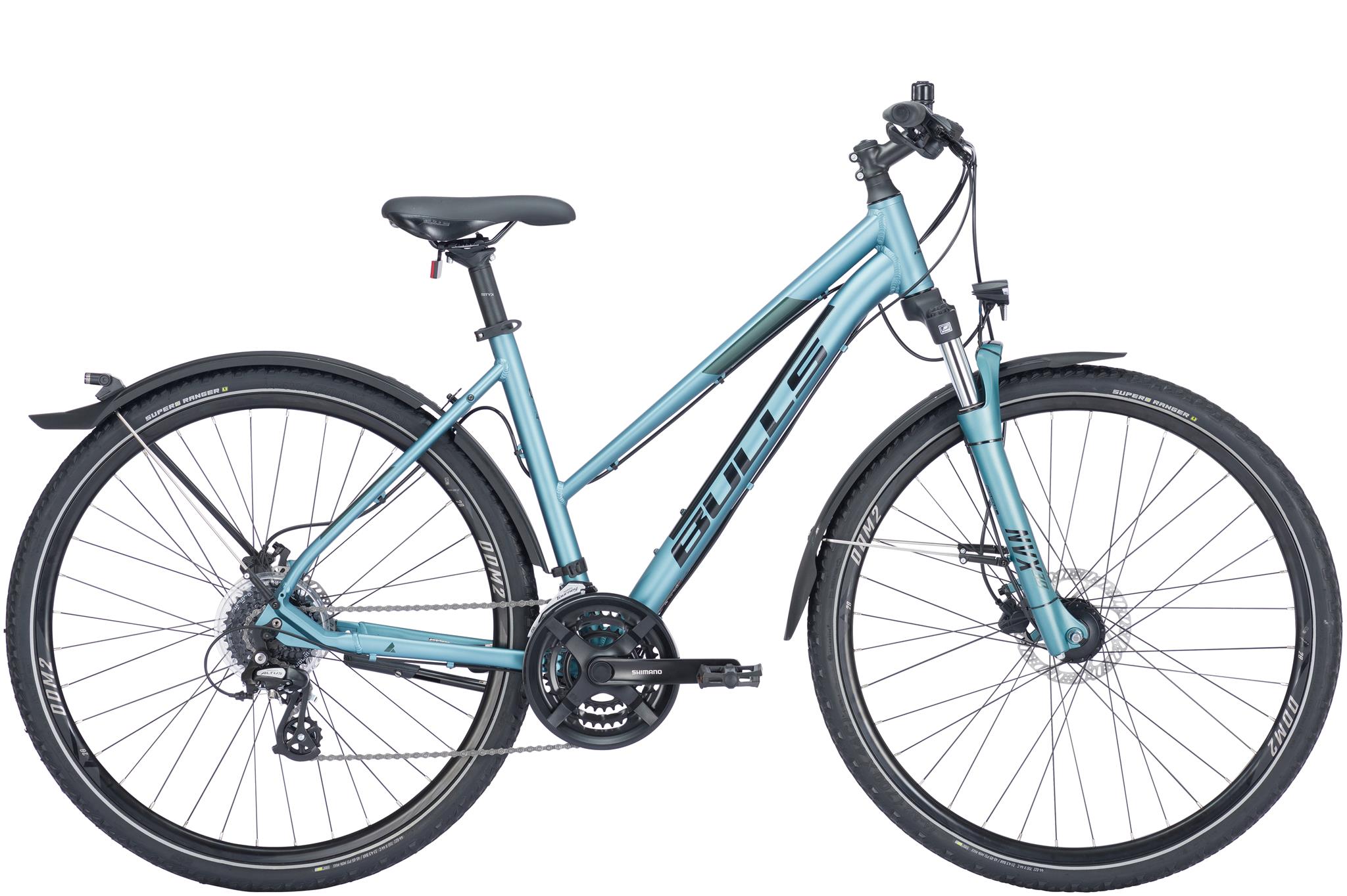 Bulls Cross Bike Street Damen blau 2024